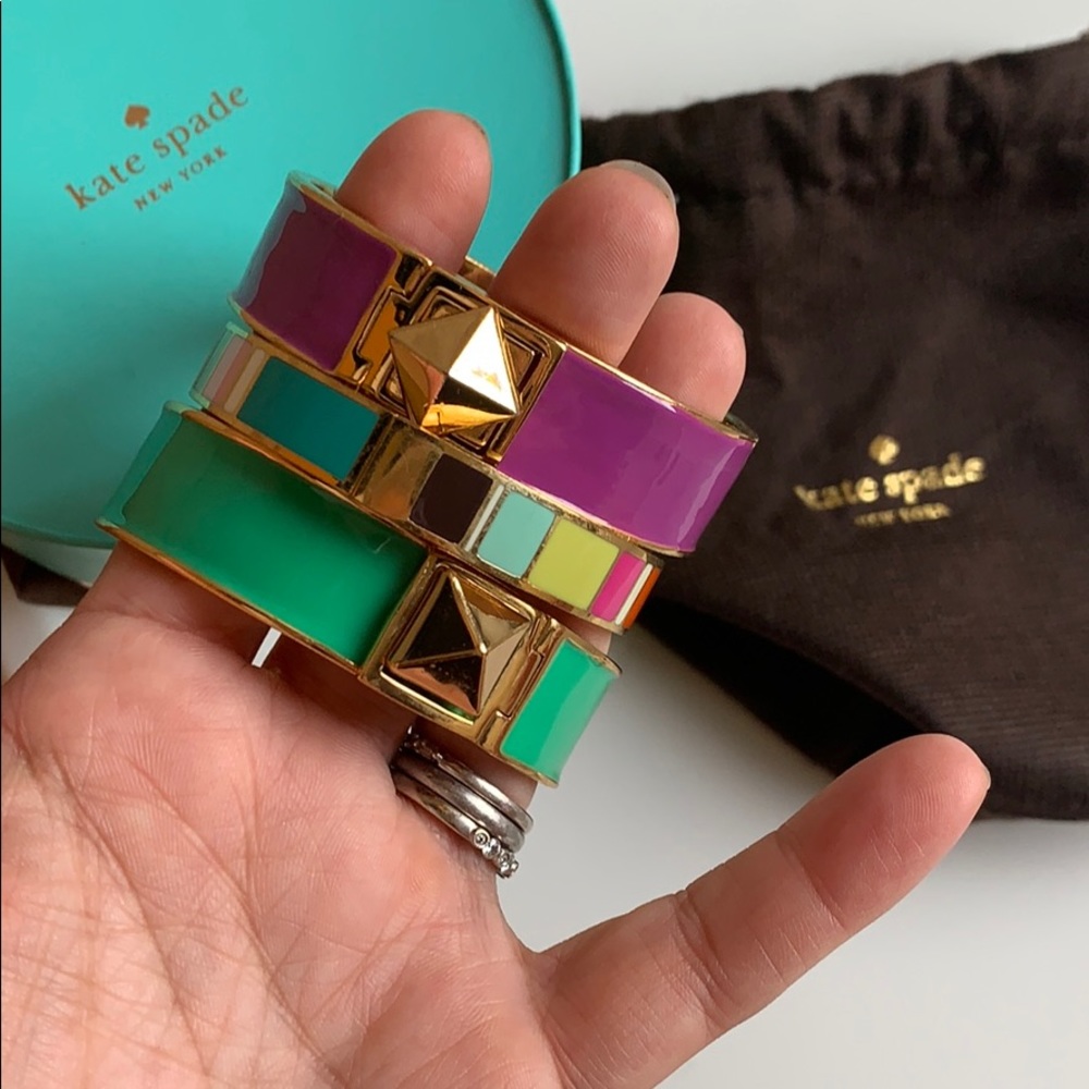 Kate space hinged bangles (3)